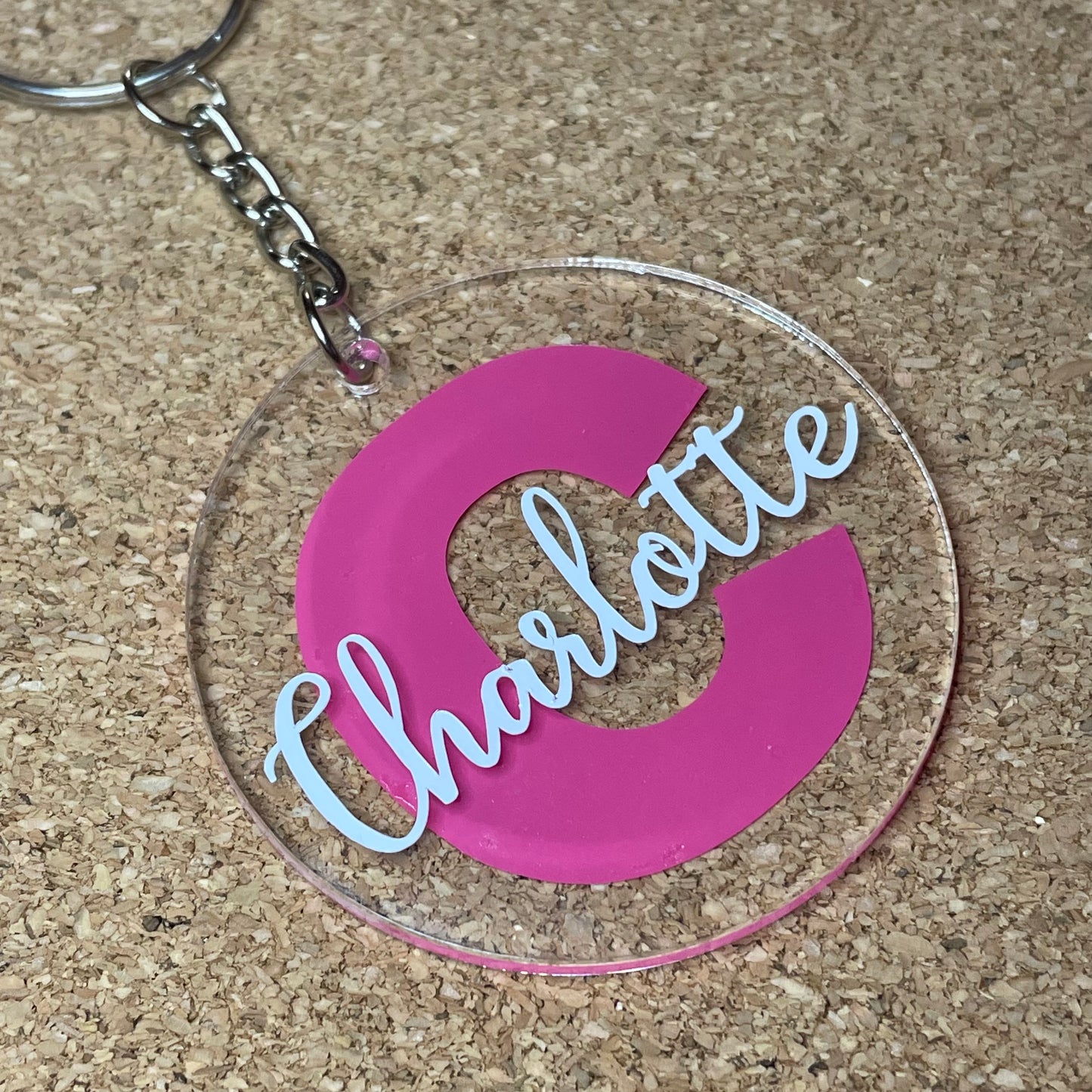 Personalised Letter Keyring