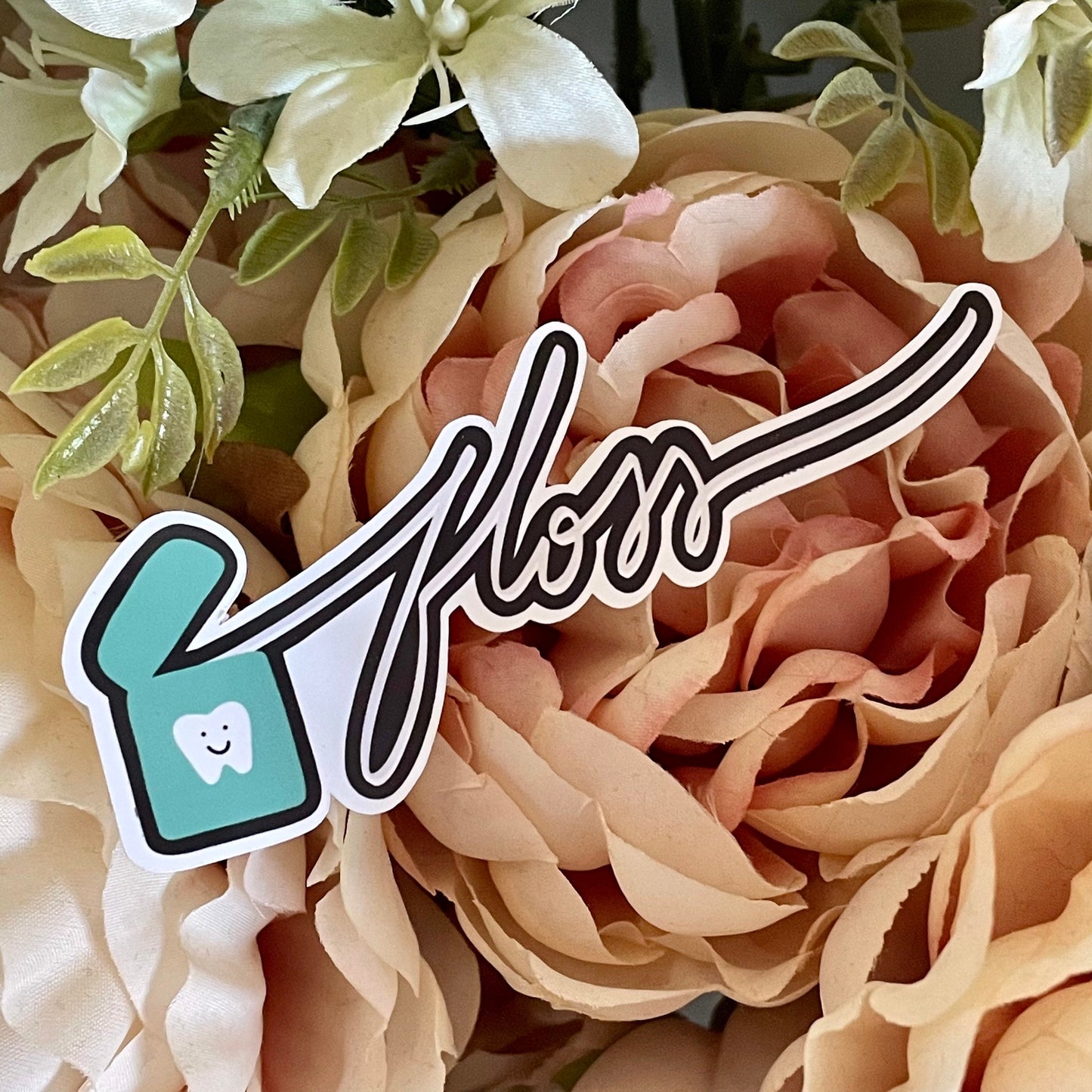 Floss Dental Sticker