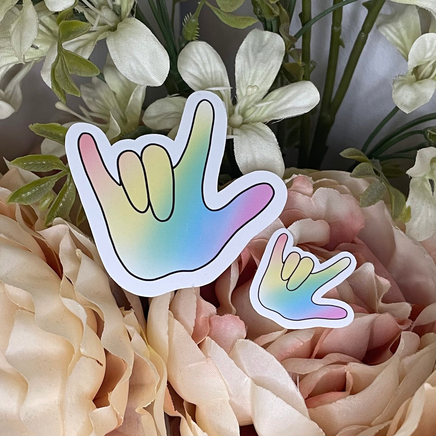 BSL/ASL I Love You Sign Sticker