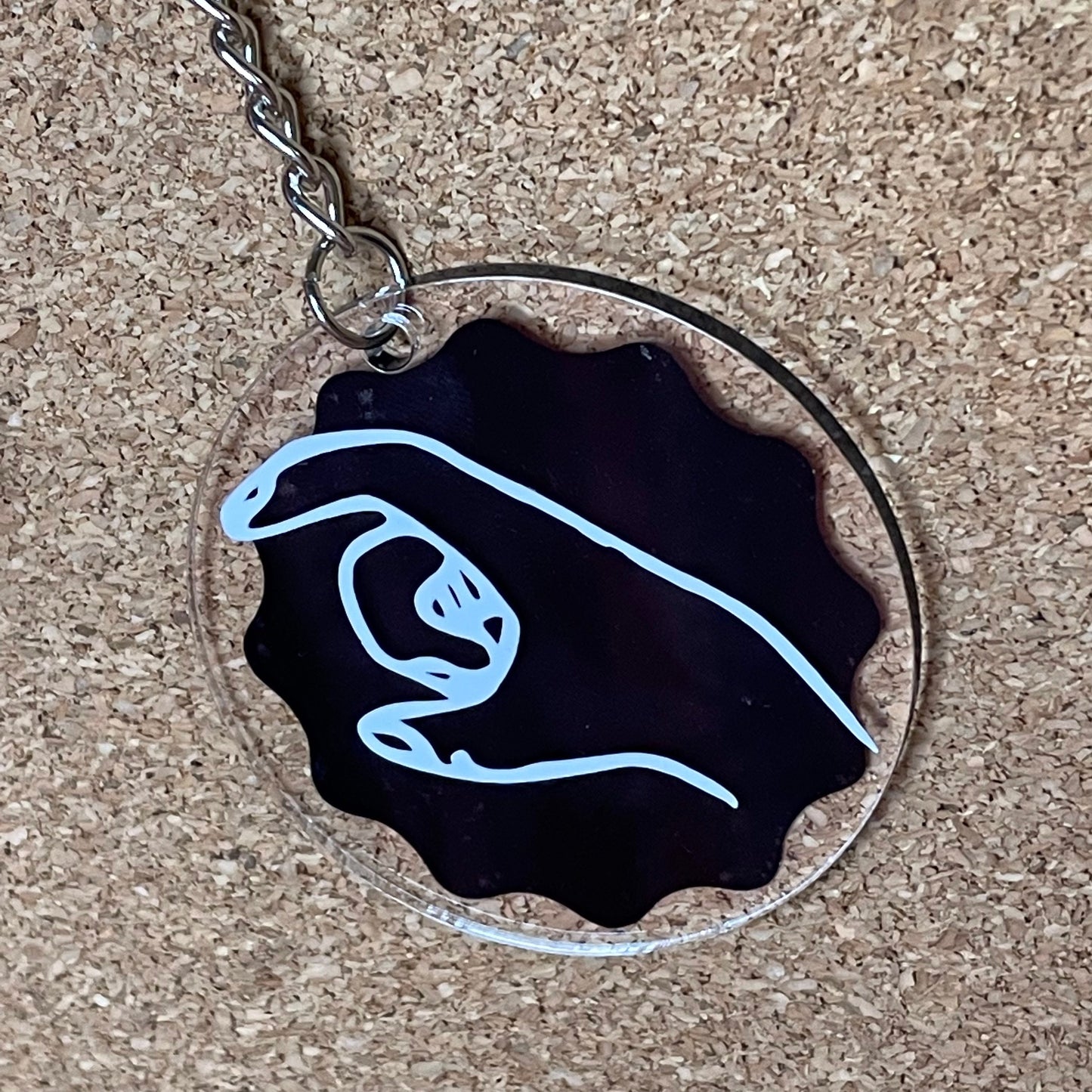 Personalised BSL Letter Keyring