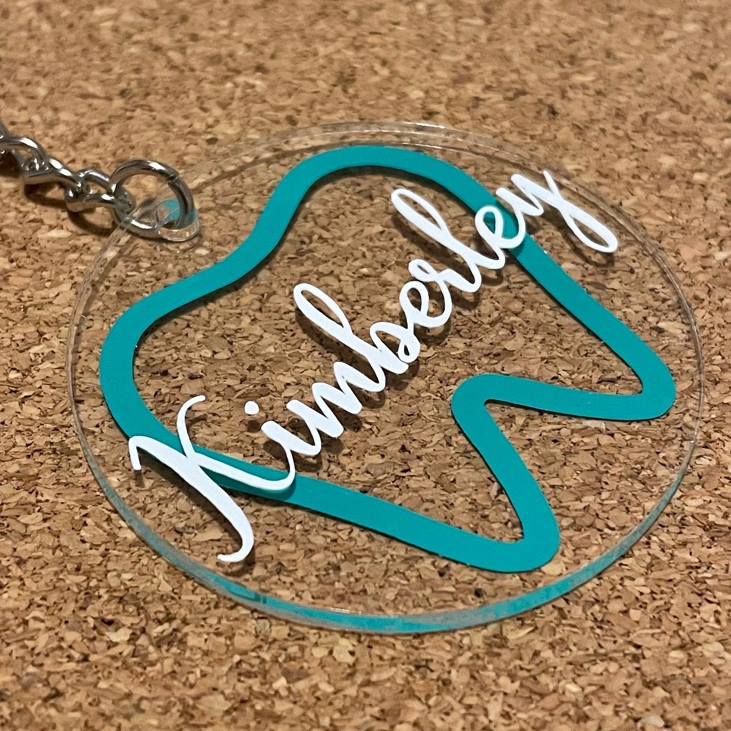 Personalised Tooth Keyring