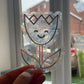 Smiley Tulip Sun Catcher