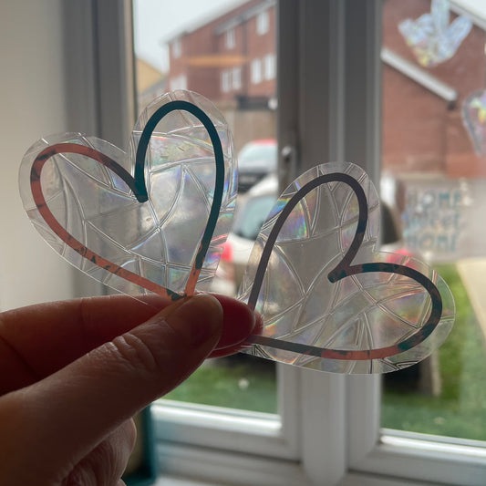 Mini Heart Sun Catcher - Pack of 2