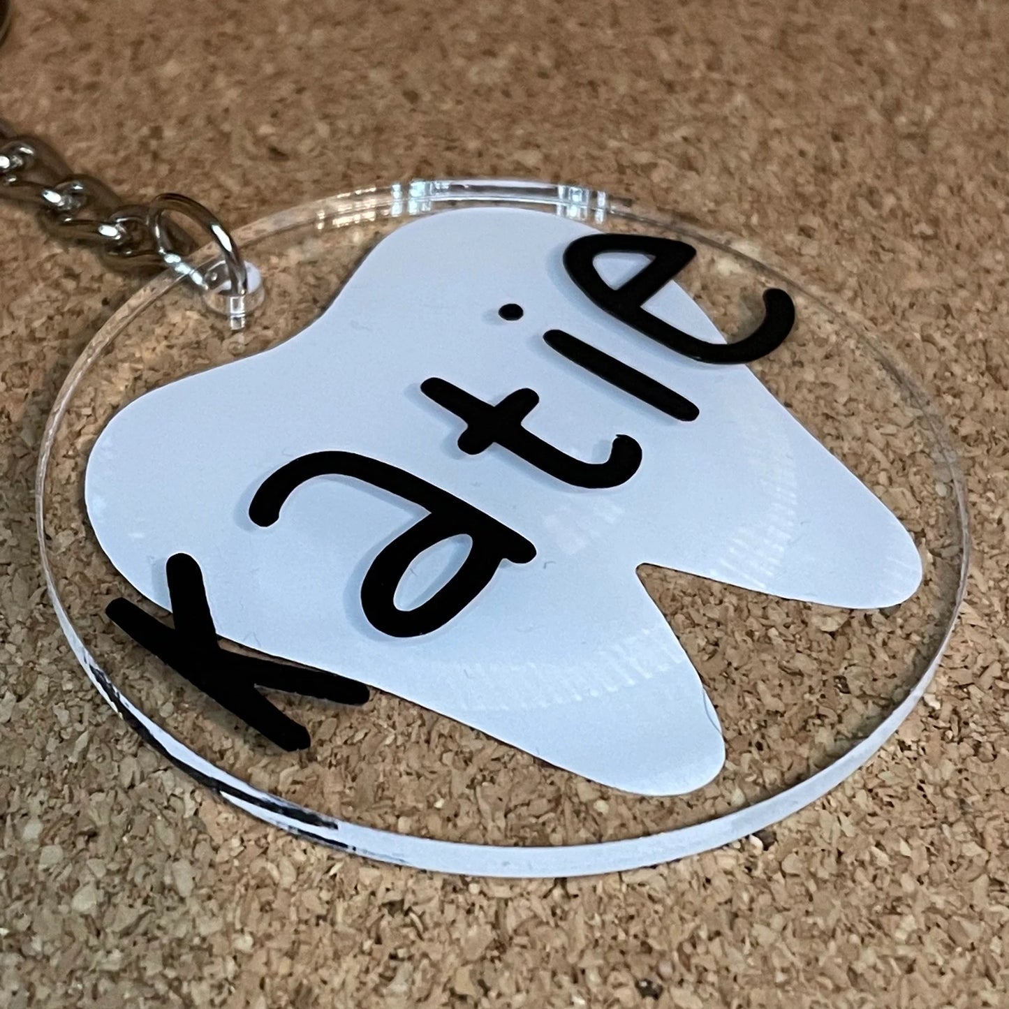 Personalised Tooth Keyring