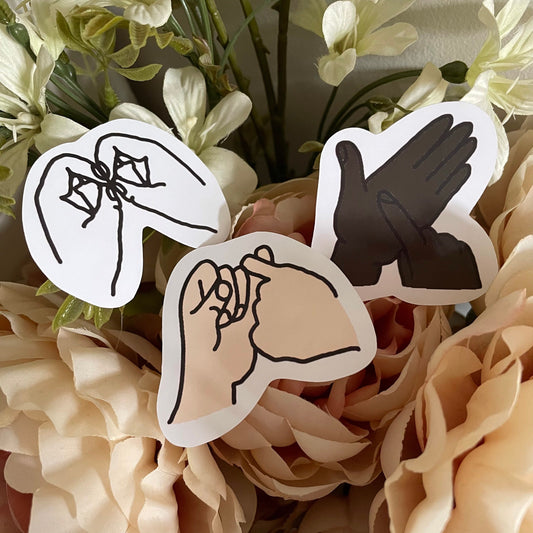 BSL Alphabet Sticker