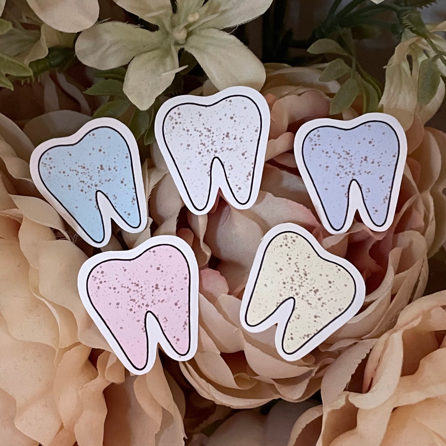 Mini Eggs Teeth Sticker Set