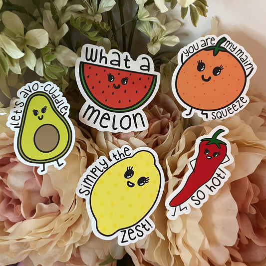 Funny Fruit Sticker