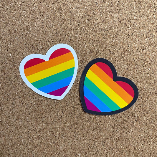 Rainbow Hearts Sticker
