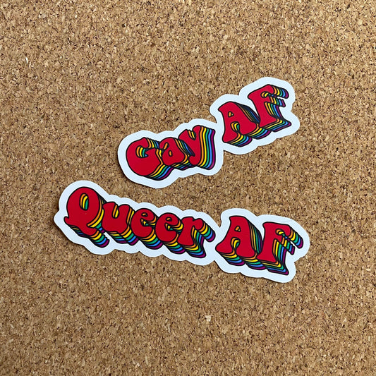 Gay/Queer AF Sticker