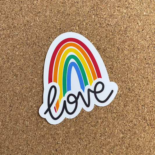 Rainbow Love Sticker