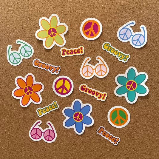 Hippy Stickers