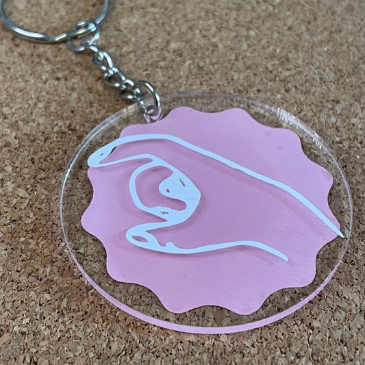 Personalised BSL Letter Keyring