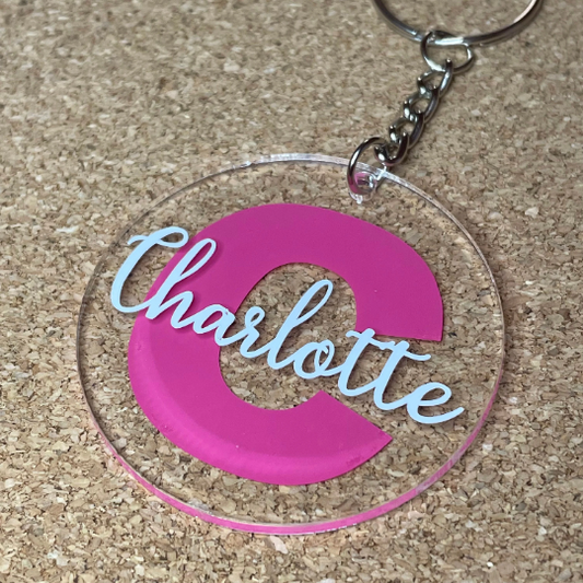 Personalised Letter Keyring